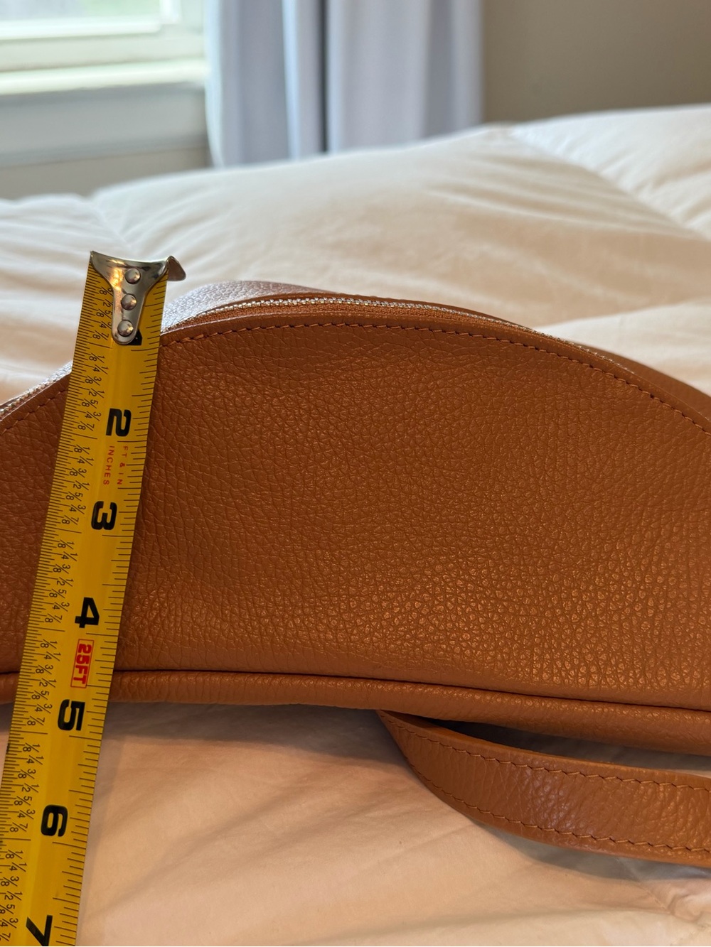 Genuine Viola Castellani leather chest bum sling bag crossbody - Picture 3 of 9
